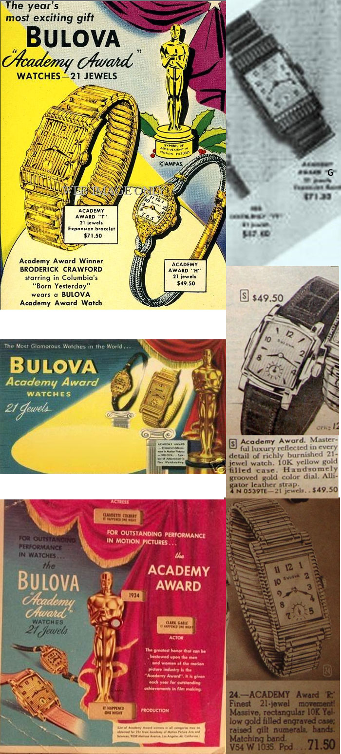 Bulova Academy Award Ads