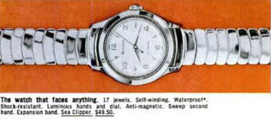 1959 Bulova Sea Clipper watch