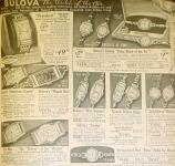 1937 Vintage Bulova Ad