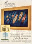 1945 Vintage Bulova Ad