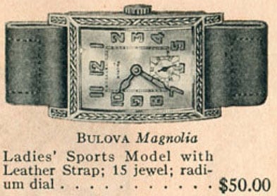 1926 Bulova Magnolia watch