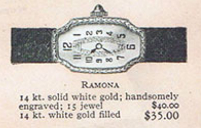 1926/27 Bulova Ramona