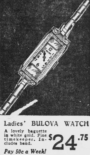 1935 Bulova engraved Helena or unknown