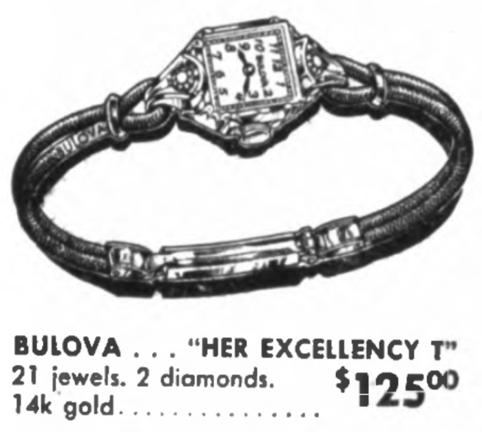 1947 Bulova Her Excellency "T"