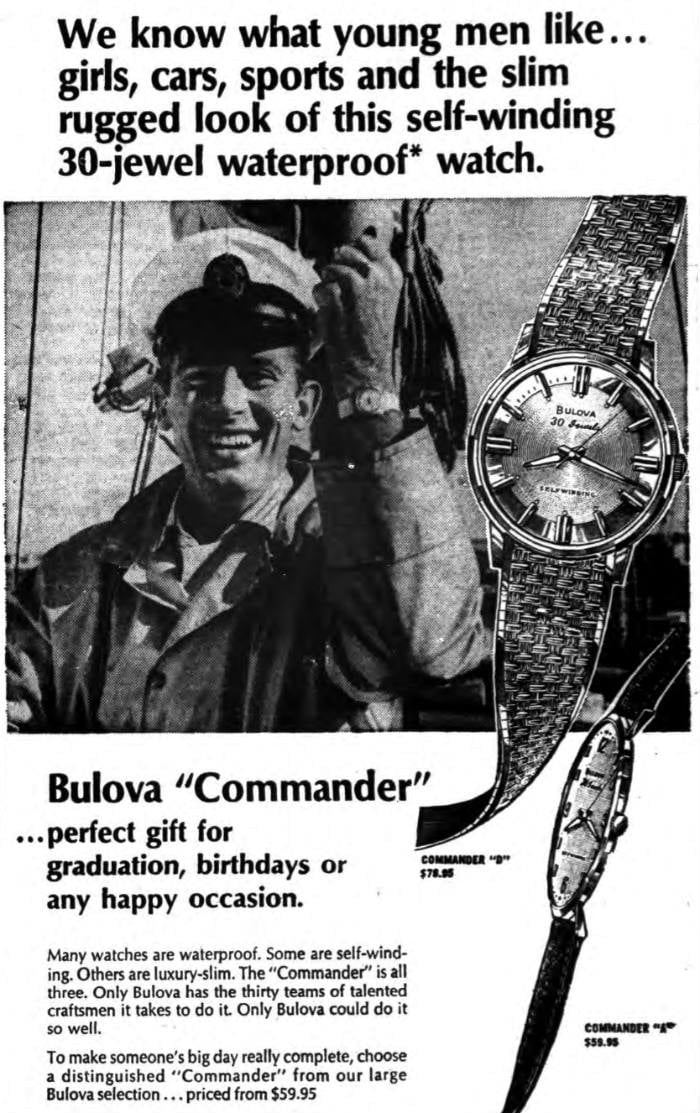 1965 Bulova Commander "D"