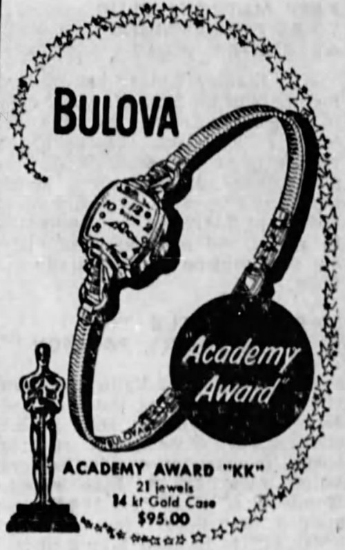 Bulova Academy Award 'KK'