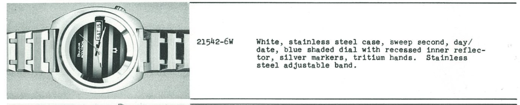 1974 Bulova Accutron Date & Day Model #21542-6W