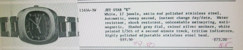 1974 Jetstar E ad