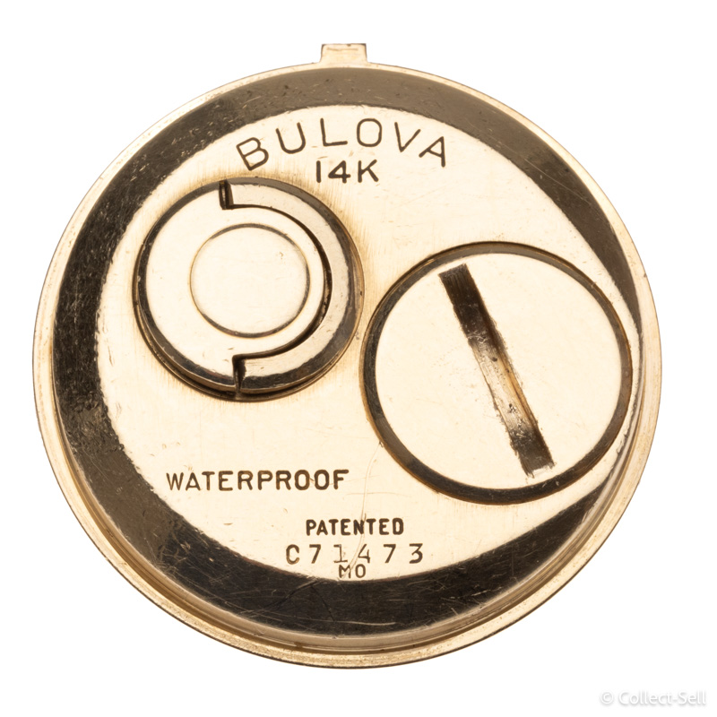 Bulova Accutron 14K Gold 214 M0 1960 Case Back