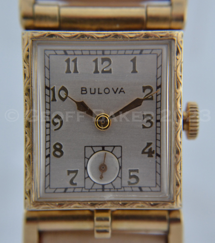 Geoffrey Baker 1950 Bulova 4 Photo Flip Watch 6/18/2023