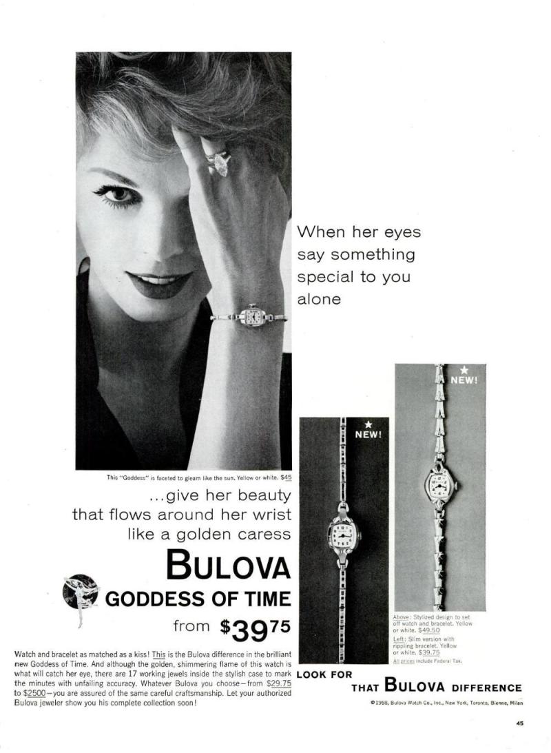 1958 Bulova Ad