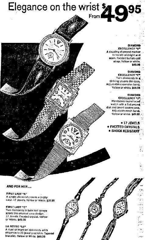 1967 Bulova Diamond Excellency E 5-18-23 Ad