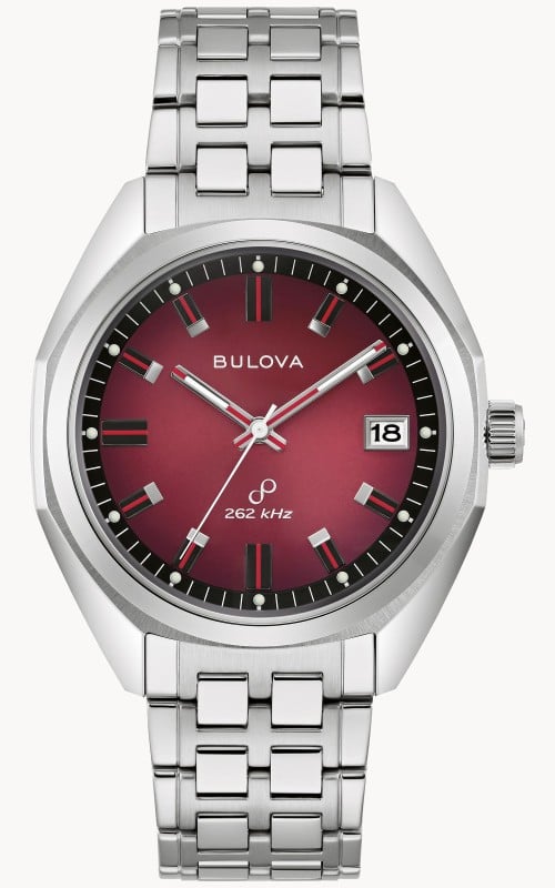 Bulova Jet Star Stainless Steel Bracelet Classic Dress Classic Men's Watch - 96B401