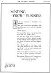 Bulova - Mind your business - October 10, 1923