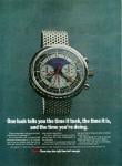 1970 Vintage Bulova Chronograph "C" ad - Courtest of Geoffrey Baker