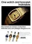 1976 Bulova American Classics watch advert