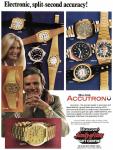 1974 Bulova Accutron watch advert