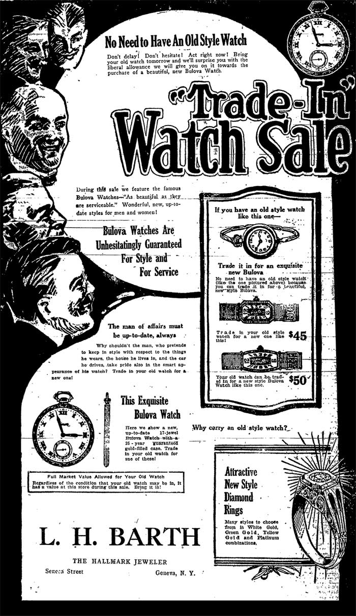 1923 Bulova advert
