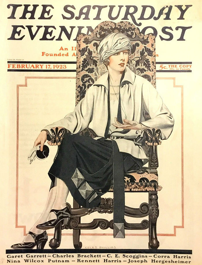 1923 Saturday Evening Post cover by Cole Phillips