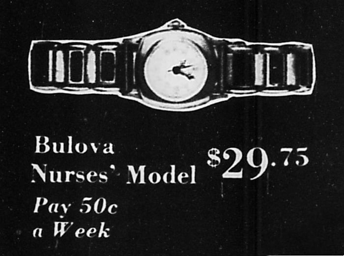 1931 Bulova Nurese watch