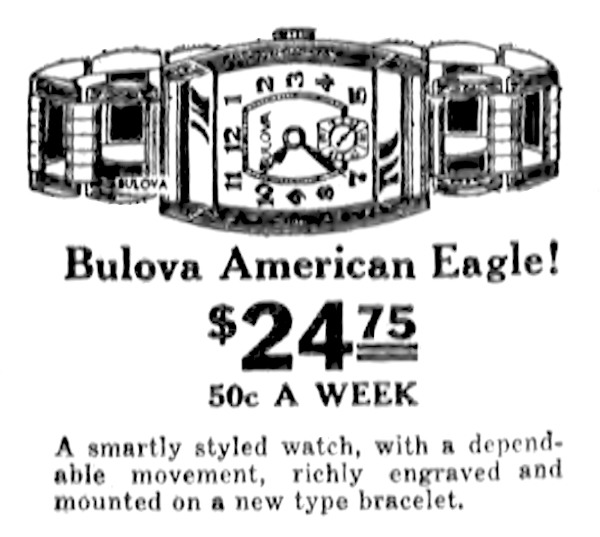 1934 Bulova American Eagle