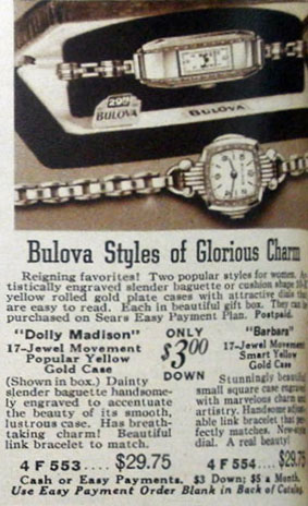 1935 Bulova advert
