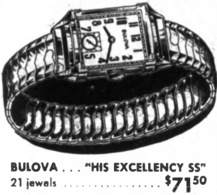 1947 Bulova His Excellency "SS"