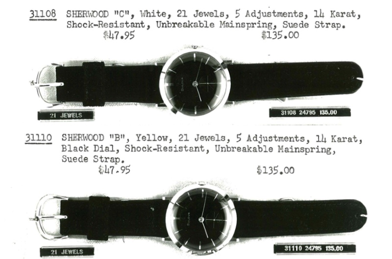 1956-57 Bulova Sherwood watch