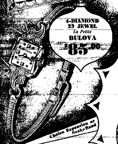 1955 Bulova La Petite watch