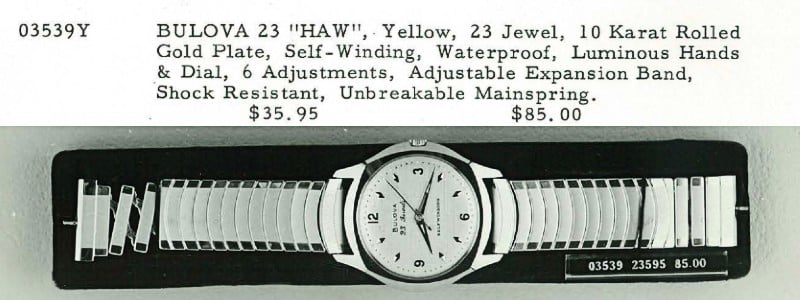 1960 Bulova 23 "HAW"