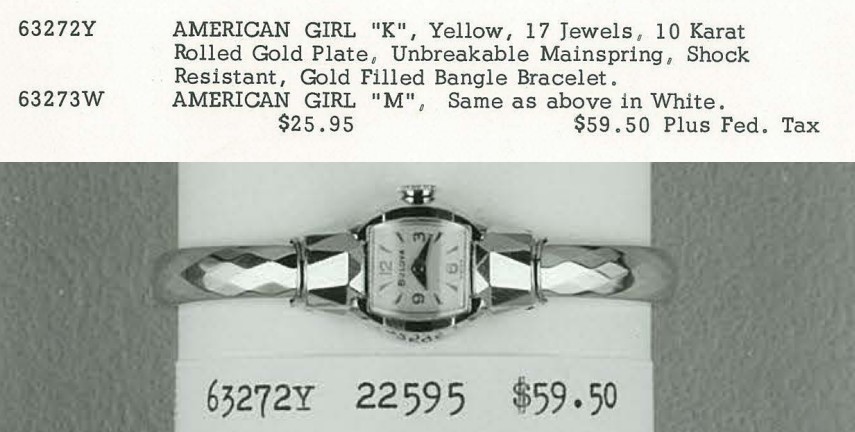 1962 Bulova American Girl "K" - 63272Y