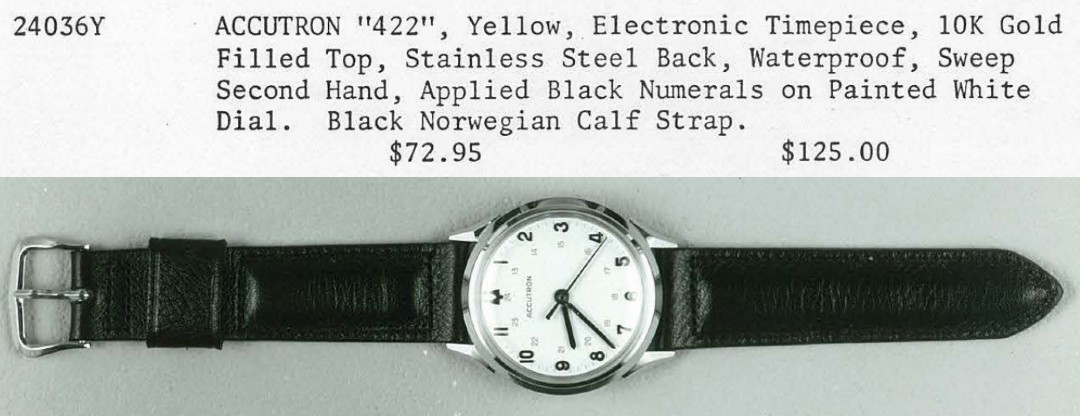 Accutron "422" watch