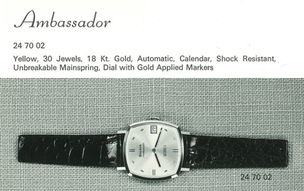 1966 Bulova Ambassador 24-70-02