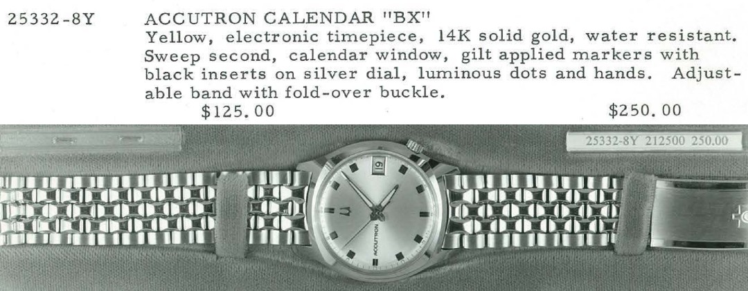 1967 Bulova Accutron Calendar "BX"