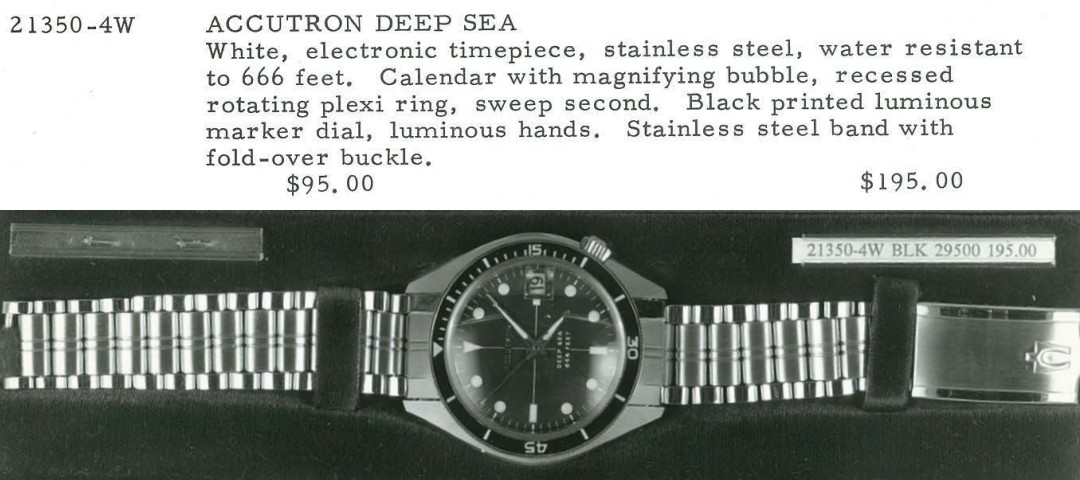 1969 Bulova Accutron Deep Sea