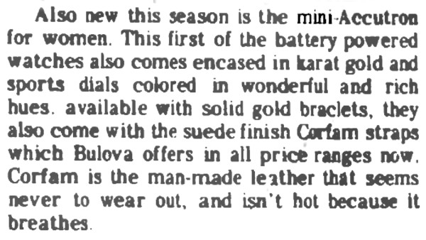 1972 Mini-Accutron article