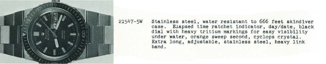 1974 Bulova Accutron Date and Day