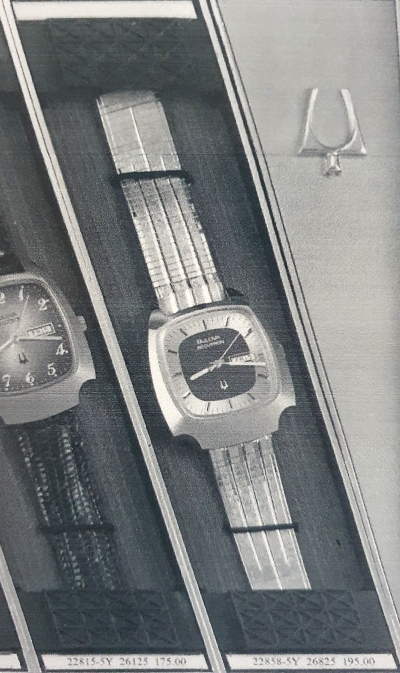 1975 Bulova Accuquartz Centenary watch, 100 year anniversary