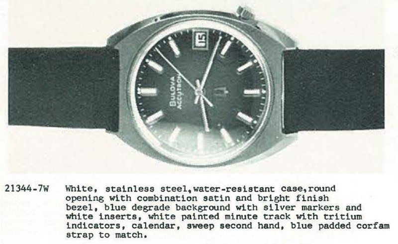1975 Bulova Accutron Calendar
