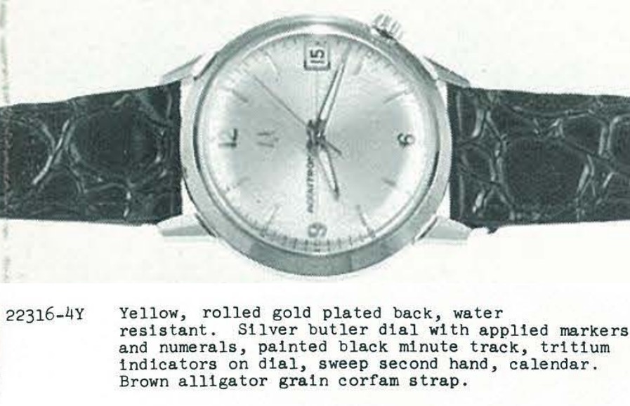 1976 Bulova Accutron Calendar 22316-4Y