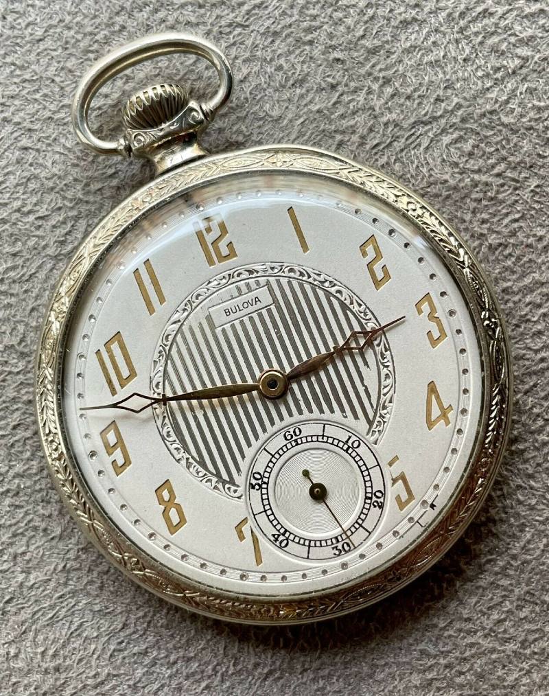 1925 Bulova 17TR pocket watch