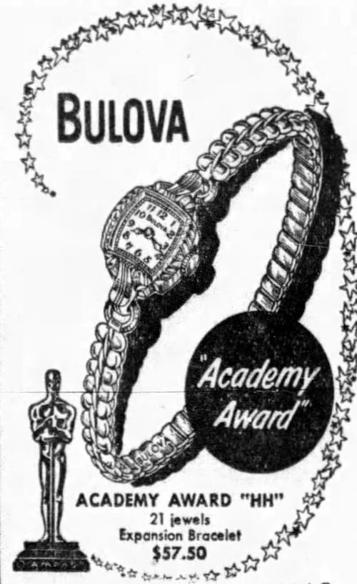 Bulova Academy Award 'HH"