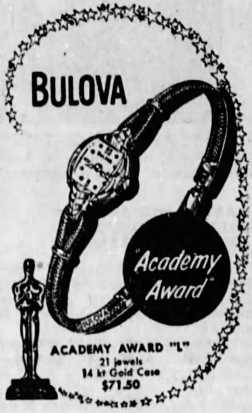 Bulova Academy Award 'L'