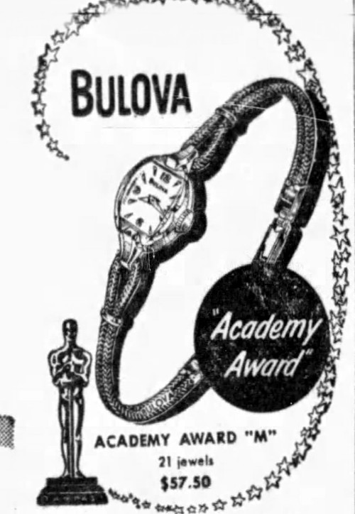 Bulova Academy Award 'M'