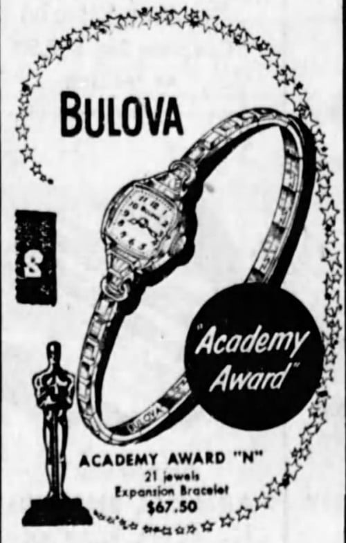 Bulova Academy Award 'N'