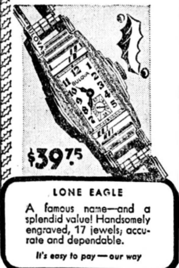 1934 Bulova Lone Eagle