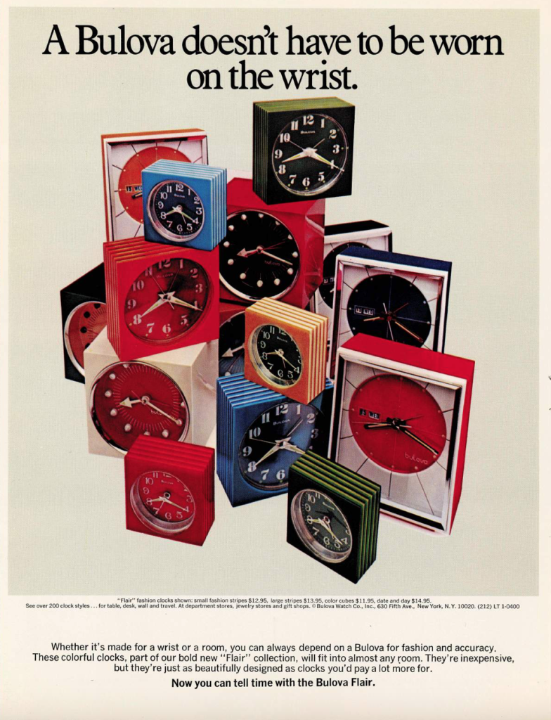 Bulova Flair Collection Clocks