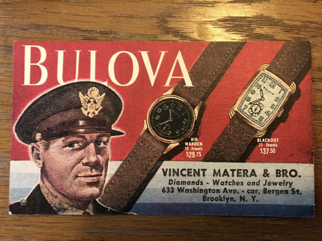 Bulova Card