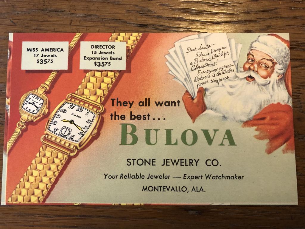 Bulova card