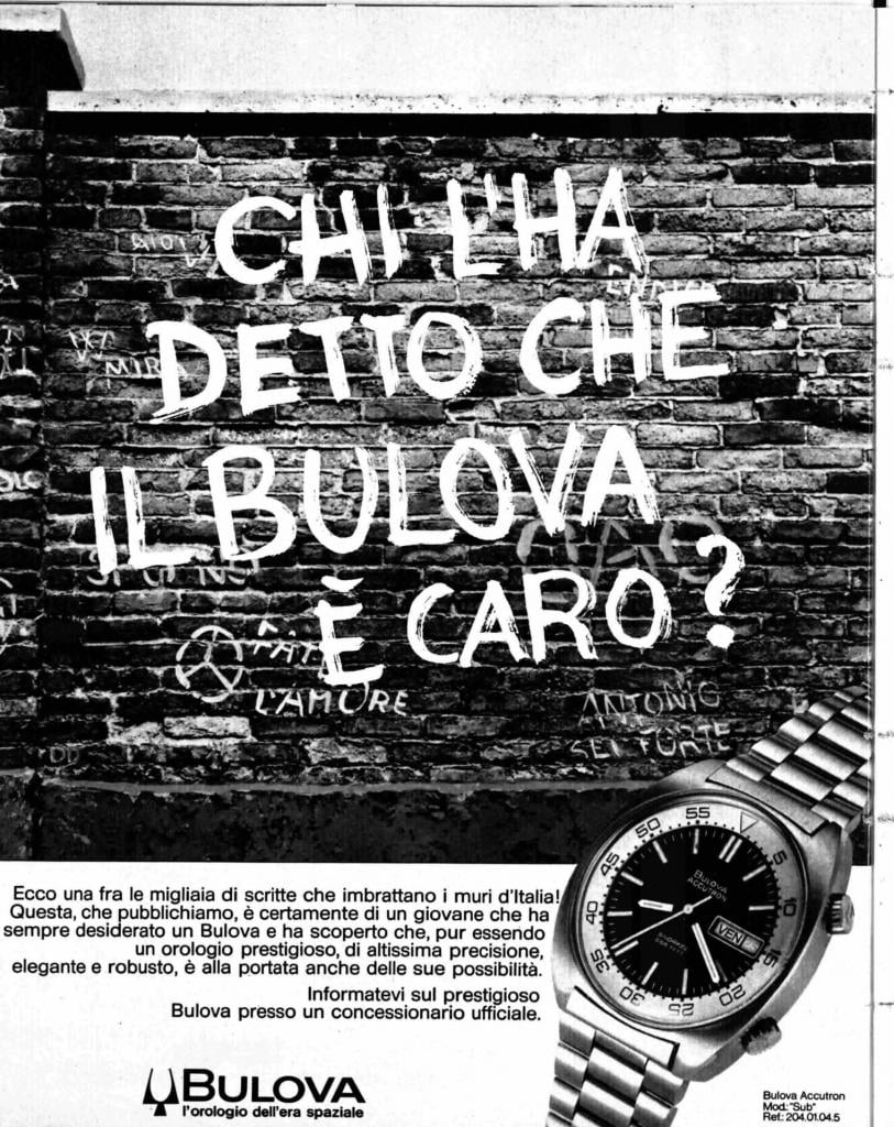 Italy Bulova Model 204.01.04.5